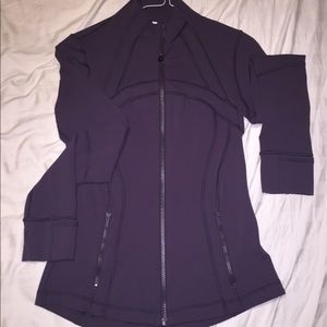 Purple lulu lemon zip up jacket